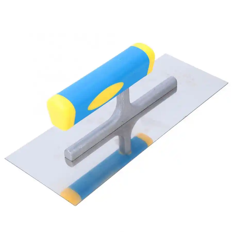 Maçonnerie plâtrage sol en béton jointoiement carrelage flottant truelle en béton outil de construction grattoir panneau de boue raclage tuile