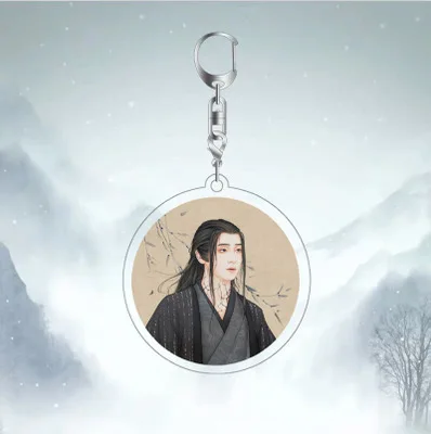 Untamed брелок Грандмастер демонического культивирования lan wangji Wei Wuxian акриловый брелок mo dao zu shi брелок llaveros - Цвет: 1-Wen Ning