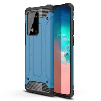 

30pcs/lot For Samsung Galaxy S20 Ultra Shockproof 2 in 1 Hybrid Heavy Duty Tough Armor Hard Case For Samsung Galaxy S20 Plus