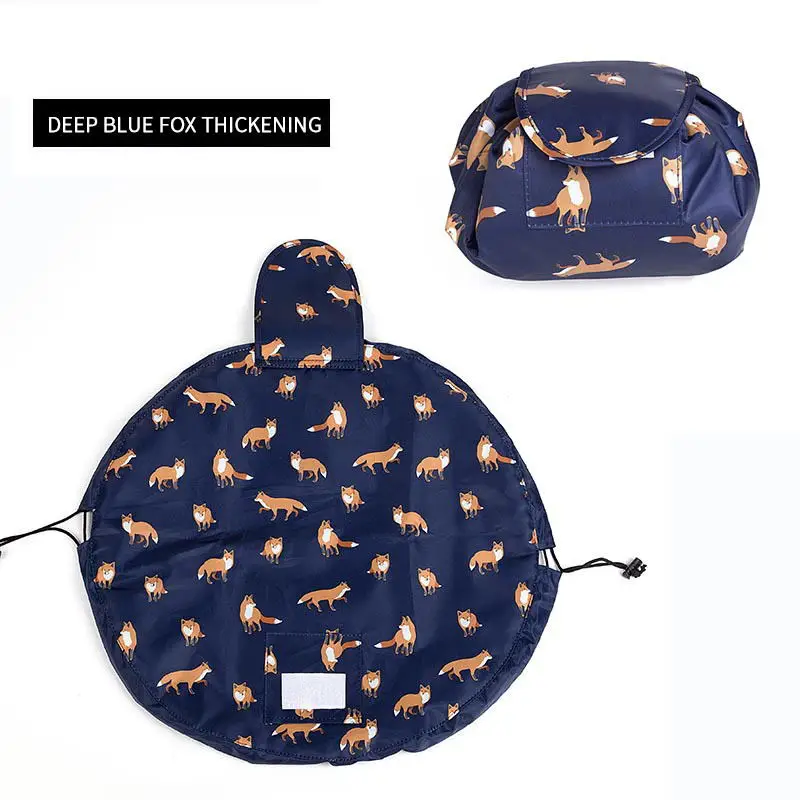 Ленивый макияж мешок большой емкости складной портативный Drawstring сумка для хранения артефакт дорожная сумка простая сумка для хранения косметики сумка - Цвет: 5