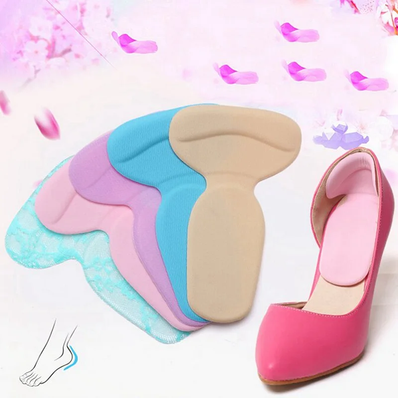 Silicone Insoles Women Shoes Pads Gel Insole Heels Pedicures Protector Cushion Care Anti-skid Pad Shoe Insert Shoes Accessories