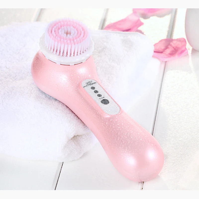 Waterproof Electric Sonic Face Facial Deep Cleansing Household Rechargeable Washing Pore Cleaner Brush Machine Skin Care Tool