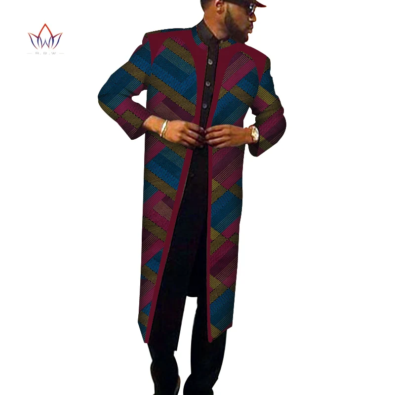 Новинка хлопок Дашики африканская одежда для мужчин Длинный топ рубашки Базен Riche мужские рубашки традиционная африканская Дизайнерская одежда WYN789