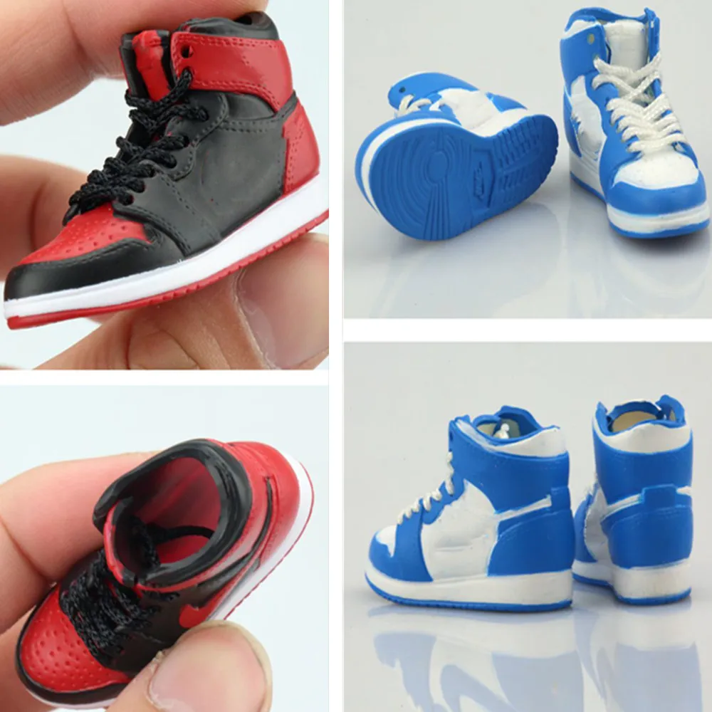 

1/6 Scale Male Figure Accessory Sneakers Basketball Shoes Hollow Model With Box Model for 12'' Action Figure Body