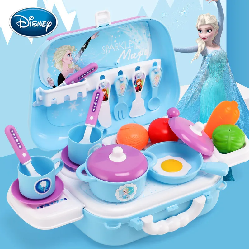 Disney Mochila De Frozen Romance para niña, juguete de cubiertos de cocina,  casa de juegos para niña, simulación de belleza, maquillaje, juego de  herramientas|Juguetes de belleza y moda| - AliExpress