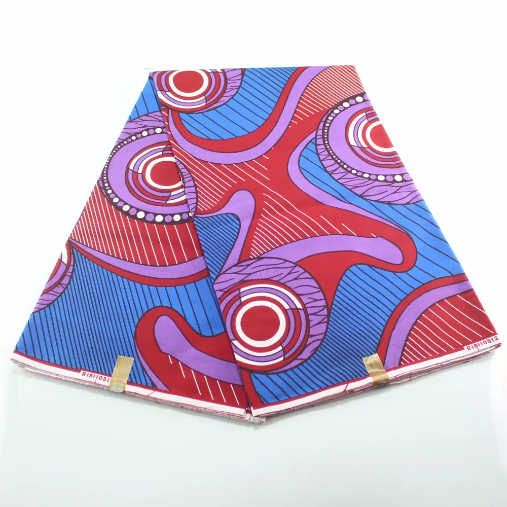 6 ярдов/комплект вощеная ткань Африканская Высококачественная DIY восковая ткань хлопок ткань для свадебного платья