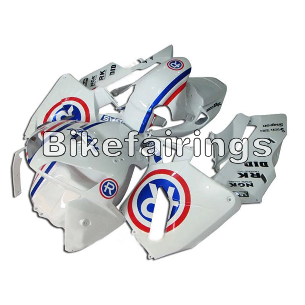 ABS Инжекционный обтекатель Подходит для Honda CBR600RR F5 2005 2006 05 06 Пластиковый мотоцикл обтекатель CBR600F5 крышка-белый красный синий полосы