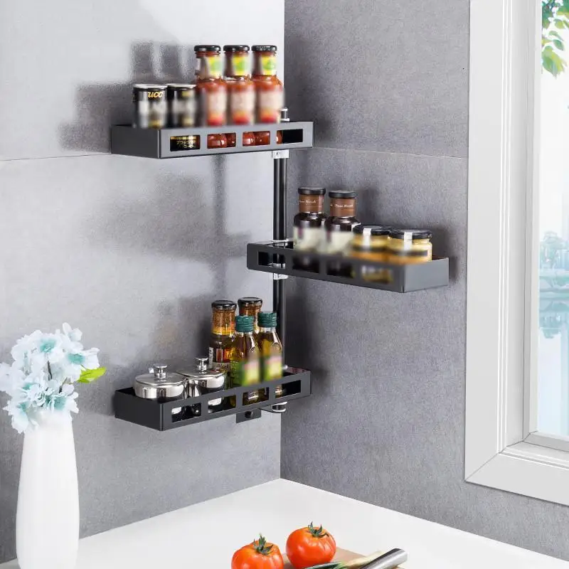 De Almacenamiento аксессуары Cucina Afdruiprek copolapiatti Cosina из нержавеющей стали вращающийся Cozinha Cocina шкаф-органайзер для кухни