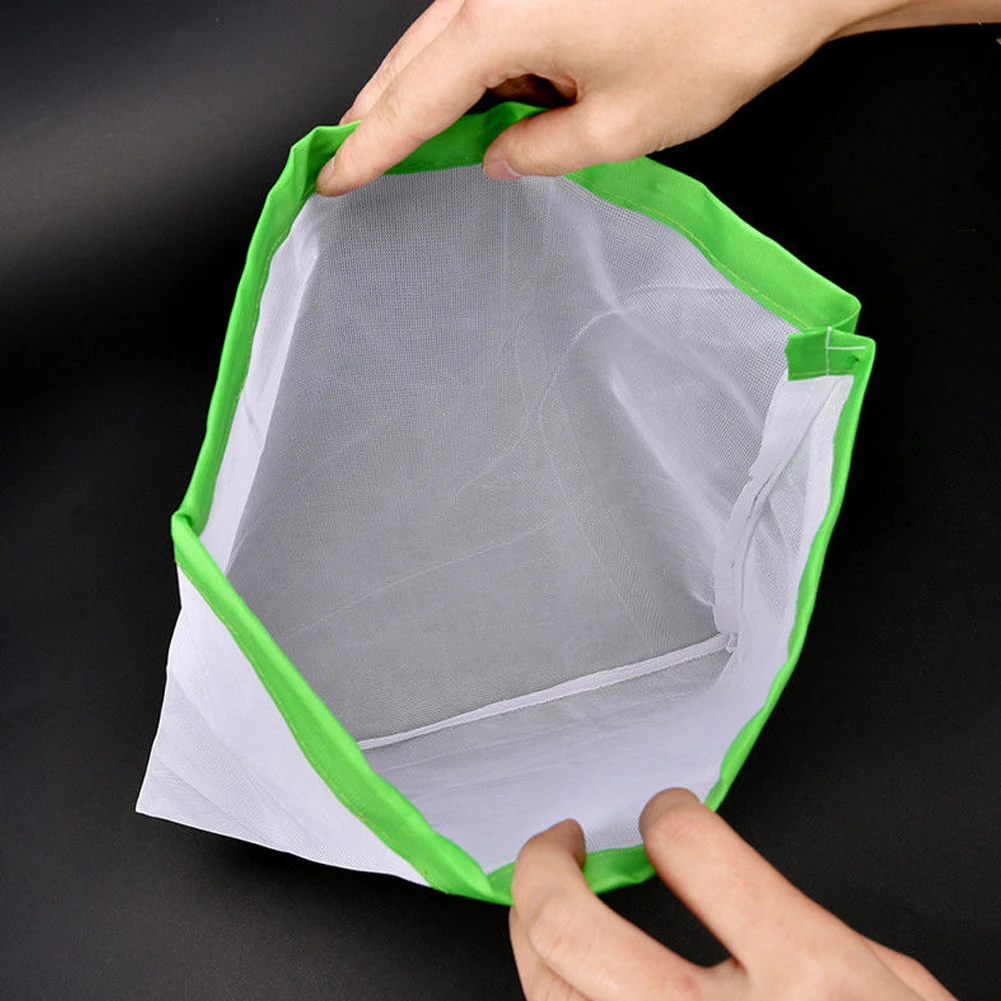 15 шт многоразовые сетки производят мешок моющиеся экологически чистые сумки продуктовые магазины хранения игрушек фруктов овощей сумка для хранения