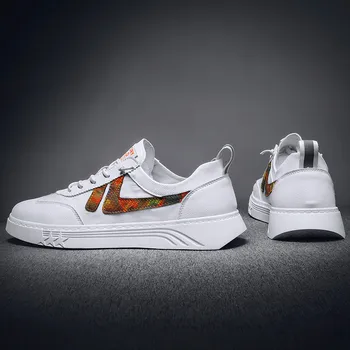 

Microfiber leather breathable cloth white shoes outdoor breathable comfortable shoes absorption sports shoes men's casual shoes