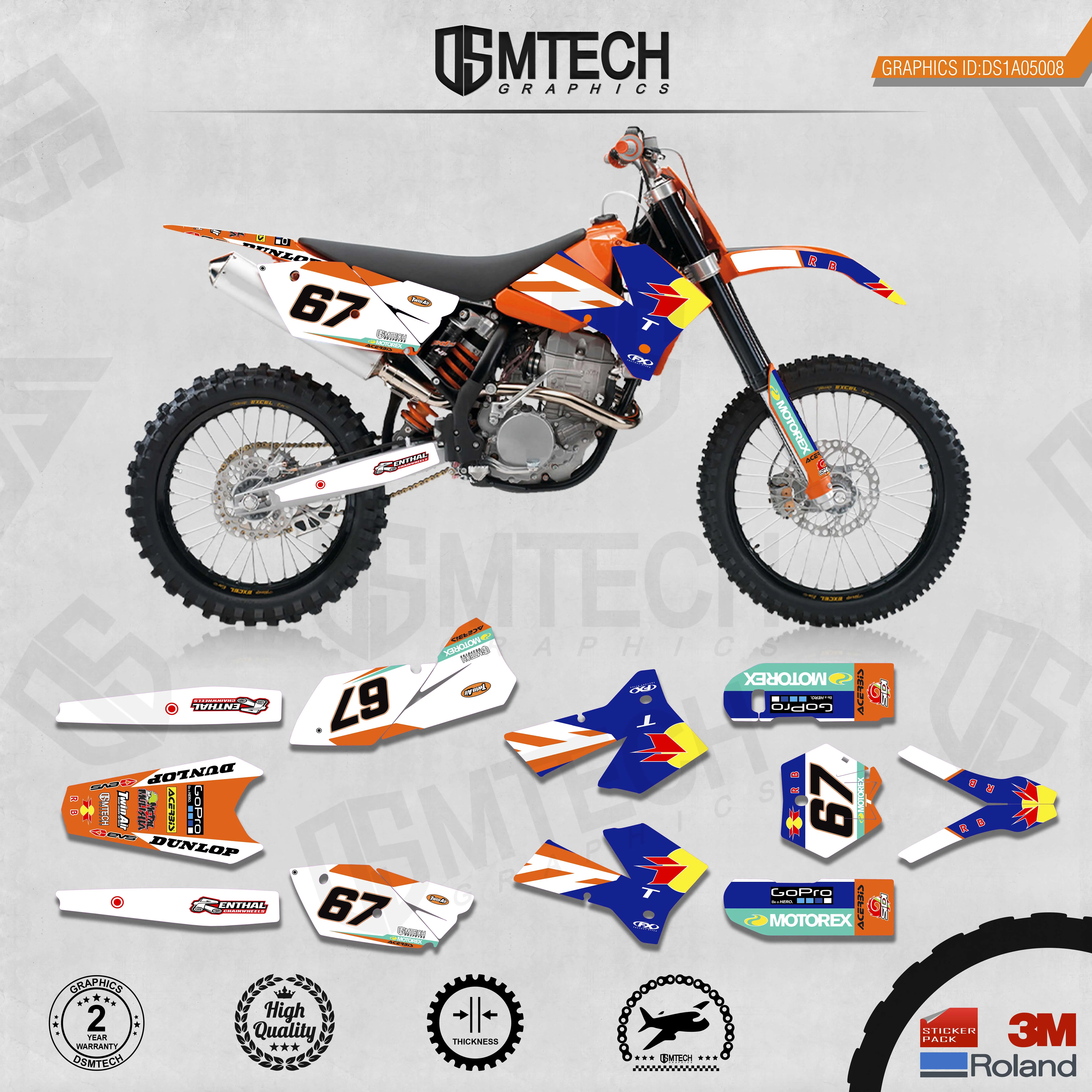 DSMTECH    ׷  Decals 3M   ƼĿ 05-06SXF 06-07XCF 05-07EXC 06-07XCW 008
