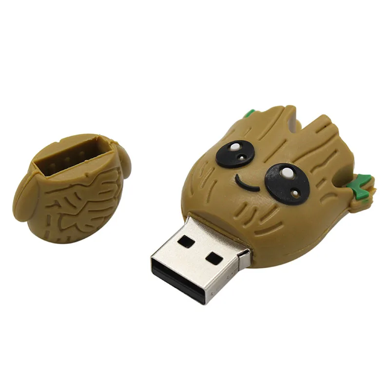 Текстовый я мультфильм Дерево демон, дерево человек usb флэш-накопитель usb 2,0 4 ГБ 8 ГБ 16 ГБ 32 ГБ 64 ГБ флешка, подарок