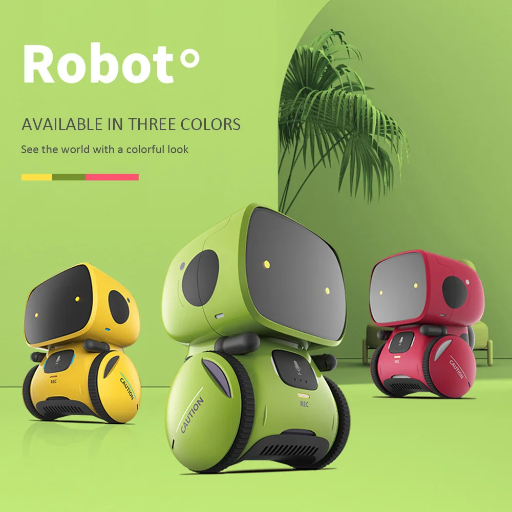 Intelligent Robots for Kids Dance Music Recording Dialogue Touch-Sensitive Control Interactive Toy Smart Robotic for Kids