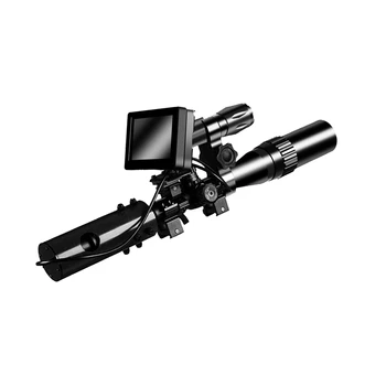 

DIY Infrared Night Vision Scope Set Quick Disassembly Rangefinder LCD Screen Flashlight Day Night for Outdoor Hunting