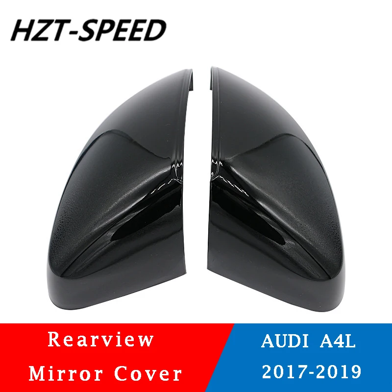 

Black Silver Carbon Fiber ABS Material A4L Rear Mirror Cover For Audi 2017-2019 Decorative Protector