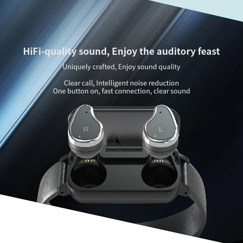 T89 Tws Смарт бинауральные Bluetooth наушники фитнес-браслет монитор сердечного ритма Смарт-браслет спортивные часы для мужчин и женщин