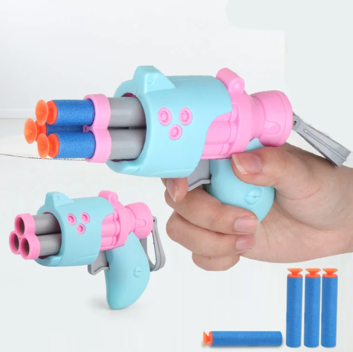 ABS toy gun children mini pistol air soft bullet gun bullet gun three years old+ 5