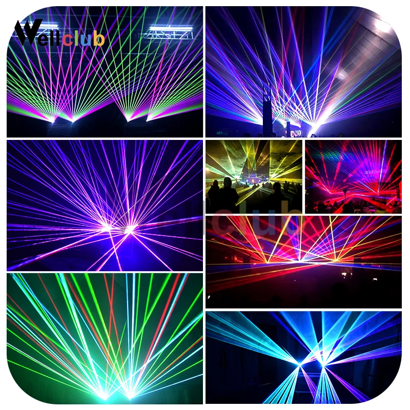 1 Вт, 3W, 6 Вт, сценический лазерный светильник, анимация, RGB, DJ, лазерное шоу, полноцветный лазерный проектор, сценический светильник, для дискотеки, рождественского концерта
