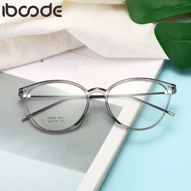 Iboode кошачий глаз Fnished близорукость очки TR90 близорукие очки Женские Мужские очки с 0-0,5-1,0-1,5-6,0-Новинка