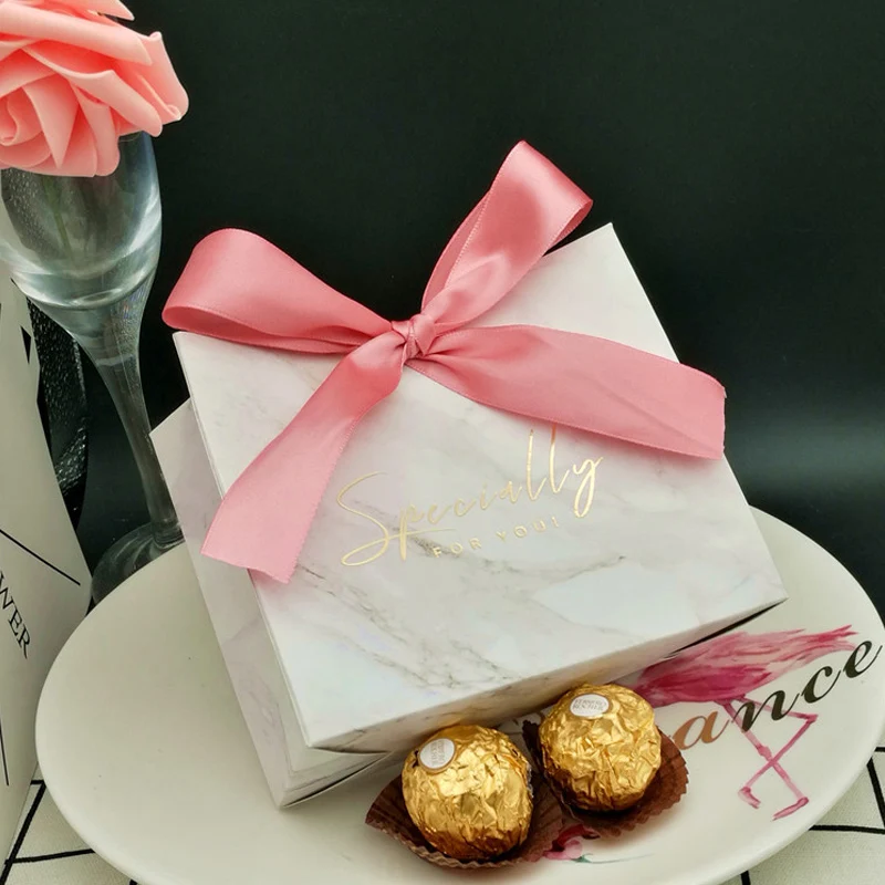 10 шт спасибо печатные розовые конфеты сумка коробка для подарка украшения/события вечерние поставки/свадебные любимые Подарочные Коробки Подарочный мешочек