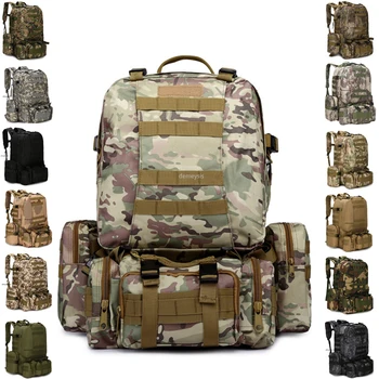 

Military Camouflage Bag Tactical Army Assault Rucksack Men's Outdoor Camping Cycling Hiking Sports Climbing Backpack
