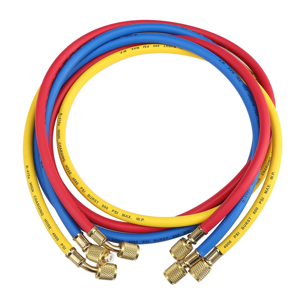 

1/4 inch 1.5m Charging Hose Tube Pipe for Air Condition Refrigerant R134 R410 600psi - 3000psi Power Tool Accessories
