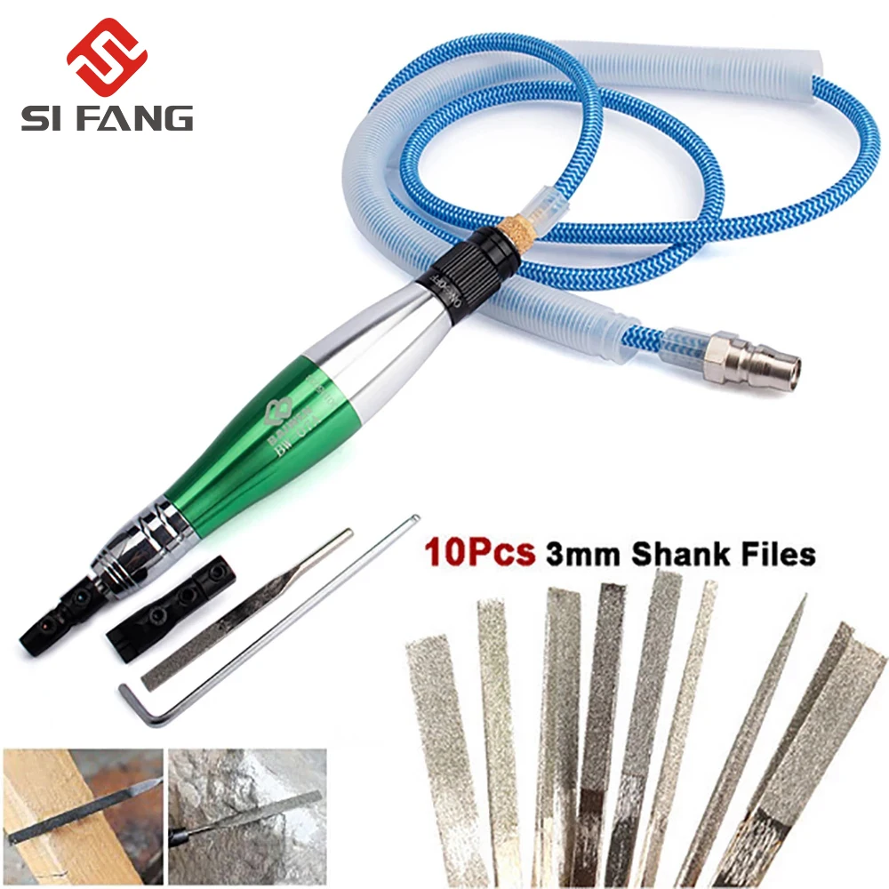 SI FANG Ultrasonic Pneumatic Air Micro Reciprocating Oscillating File Grinder Pneumatic Air Pencil Die for Mould Polishing children sword toy role show western samurai shang fang sword heaven king sword weapon bow and arrow toy plastic