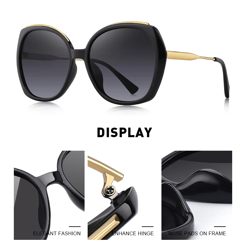Koop MERRYS ONTWERP Vrouwen Luxe Merk Trending Gradiënt Zonnebril Dames Mode Gepolariseerde zonnebril UV400 Bescherming S6323