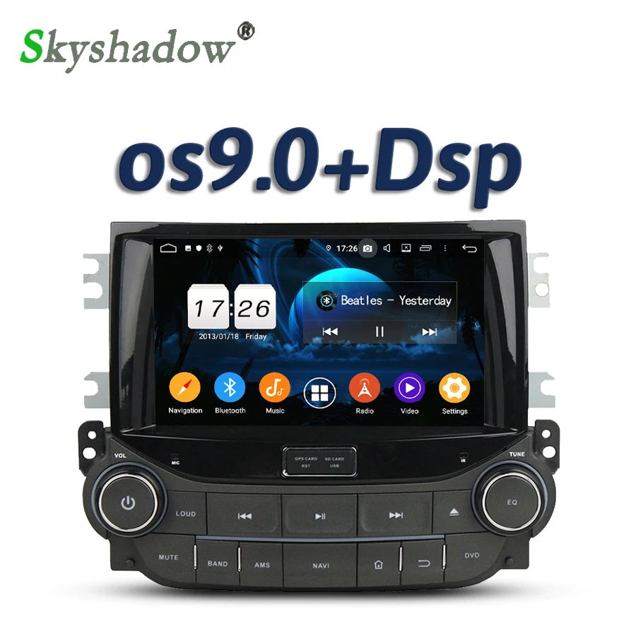 DSP TDA7851 для Chevrolet Malibu 2013 2015 Android 10 2 Гб ОЗУ 16 4 ядра dvd плеер автомобиля Wifi Bluetooth 5 0 RDS