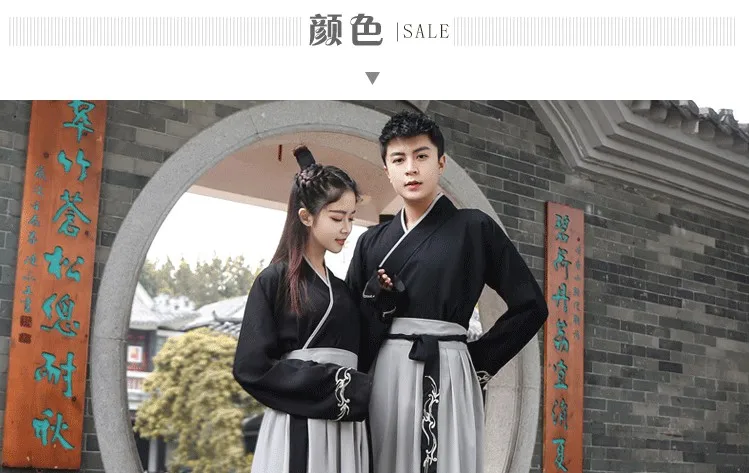 Для мужчин/женщин Hanfu древний китайский традиционный костюм Танга для взрослых Фея/Рыцарь Хэллоуин Косплей Костюм dldl4200