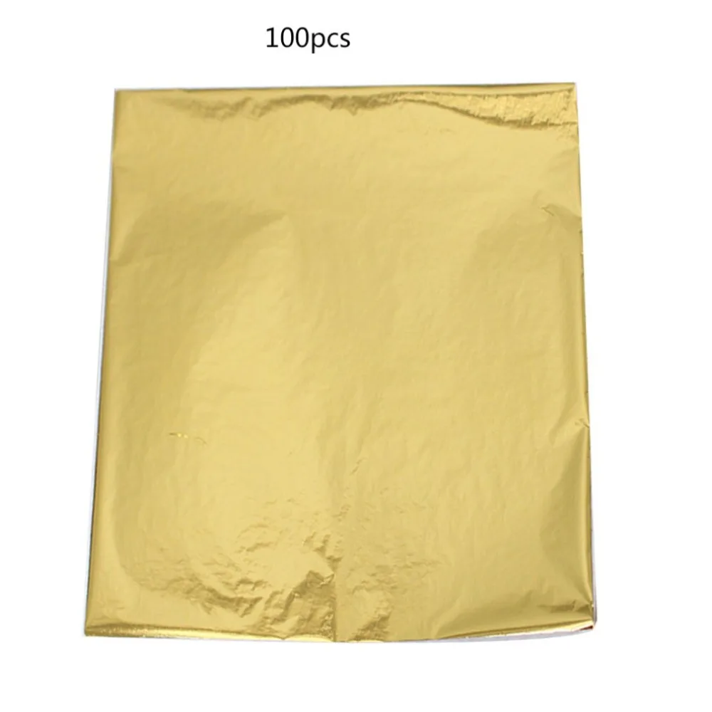14 Cm Hand Wrinkle Paste Gold Foil Paper, No Oxidation, No Blackness No Volume Direct Hand Not Broken