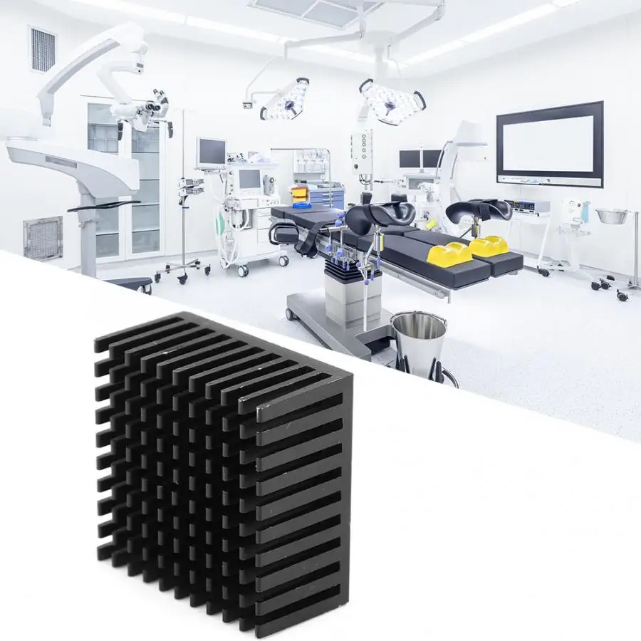 Mejores Ofertas 5 uds 40x20x40mm disipador de calor de aluminio suministros eléctricos para circuito impreso LED de alta calidad mlKgyl1No