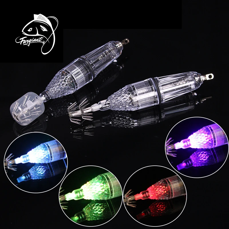 

Fargiant LED Underwater Fishing Light Squid Lamp Lures Fish Finder Lamp Oeach Fishing Lure Lamp Octopus Cuttlefish Lamp
