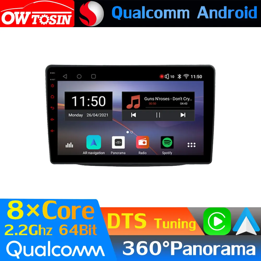 Восьмиядерный автомобильный медиа Qualcomm Android для Kia Sorento 2 XM 2012-2021 GPS 360 камера радио