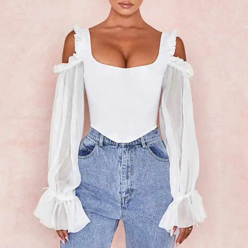 blusas de tiras elegantes