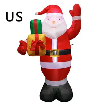 

Christmas Props Inflatable Toys Santa Claus Gift Package Shape Inflatable Models Funny Performance Props