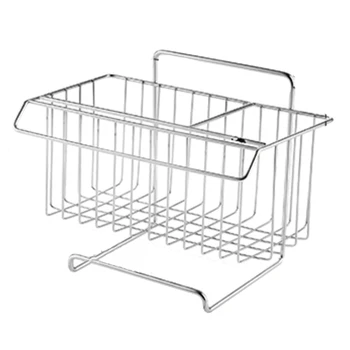 

Sponge Holder Kitchen Sink Caddy - Brush Holder, Dish Cloth Hanger, Soap Rack and Sink Stopper Holder with for Kitchen