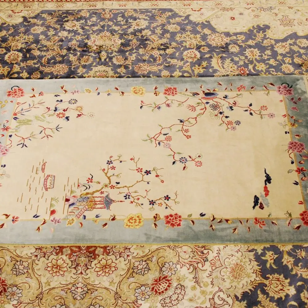 YILONG 2 'x 3' искусство декорирования декора восточные шелковые коврики ручной