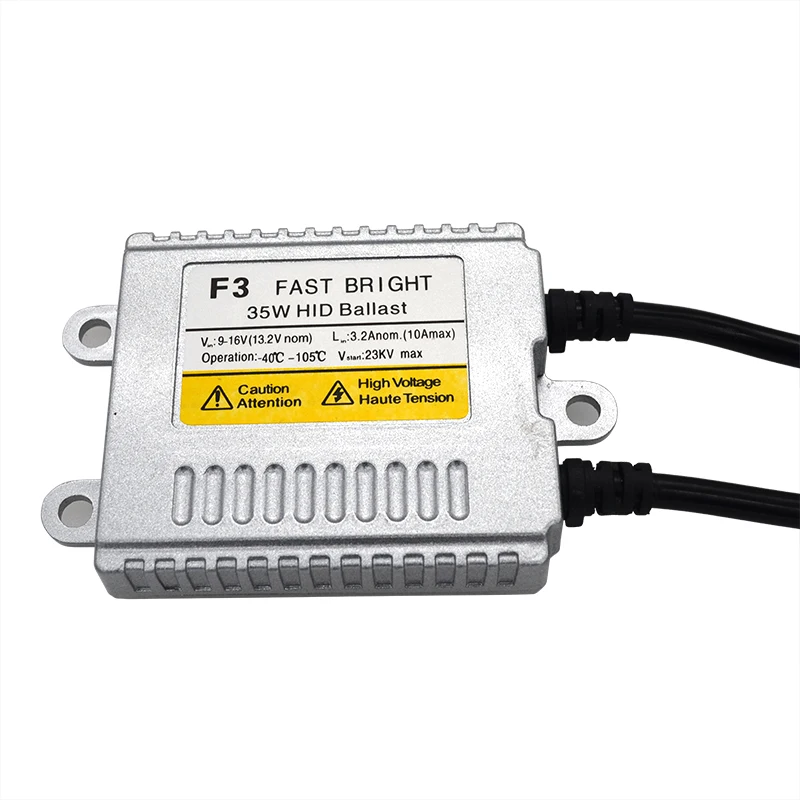 12V AC 35W Slim HID Xenon Ballast F3 Fast Start Electronic HID Conversion Ballast For 35W Car Light Kit H1 H3 H7 H11 Xenon Bulb (4)
