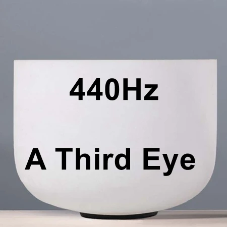 440Hz CVNC 9 дюймов Note C/D/E/F/G/A/B/C#/D#/F#/G#/A# Матовый хрусталь Кварцевые поющие чаши Медитация - Цвет: 440Hz