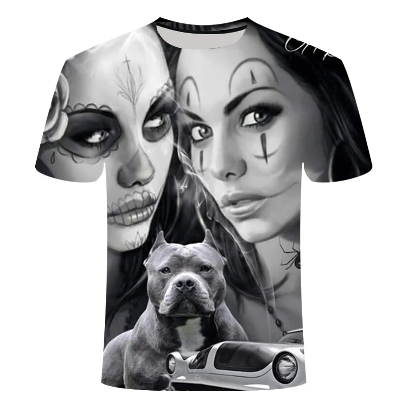

T-shirt men 2020 Newest skull 3D Print Cool Funny T-Shirt Men Short Sleeve Summer Tops T Shirt T Shirt Male Fashion T-shirt men