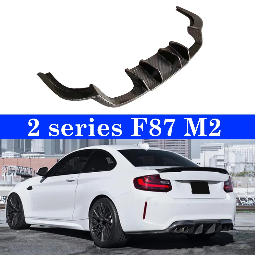 

Carbon Fiber Diffuser Rear Bumper Boot Lip For BMW 2 series M2 F87 2016-18