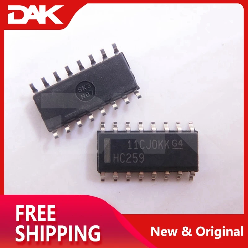 2 шт. 74HC259 SOP16 8-битный адресуемый регистр-фиксатор IC чип