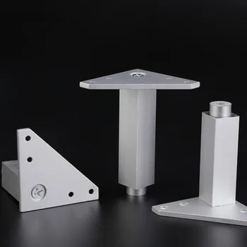 

Furniture Pads Square Thicken Adjustable Mat Aluminum Furniture Legs Non-slip Mat Cabinet Foot Bathroom Cabinet Sofa Feet Pads