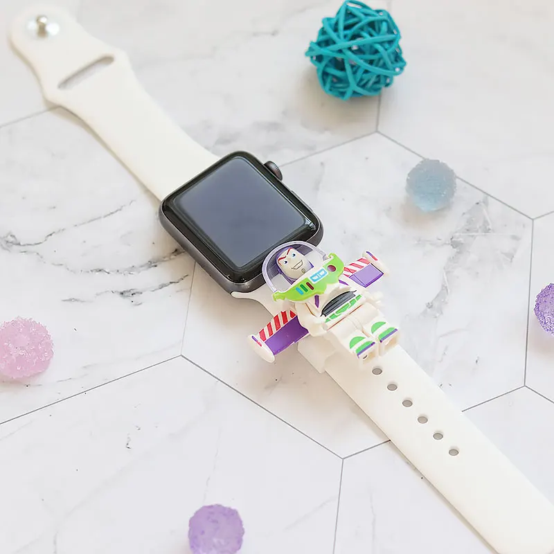Силиконовый ремешок для Apple Watch, серия 4, 3, 2, 1, 38 мм, 42 мм, iwatch 5, ремешок для часов 44 мм, 40 мм, спортивный браслет, резиновый, милый, водонепроницаемый