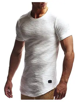 

6691-Summer new short-sleeved T-shirt men's shirt trend summer student half-sleeved shirt shirt men's clothing