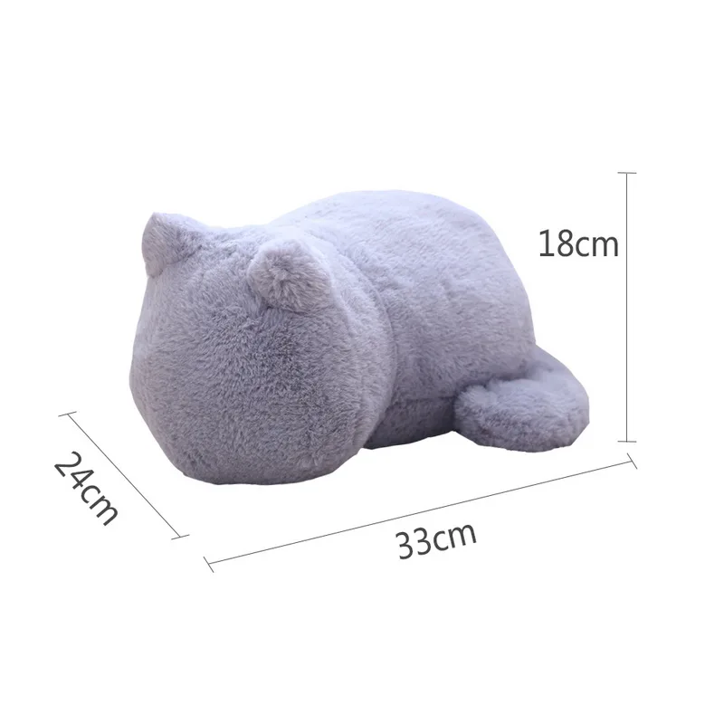 New33x24x18CM Супер кот игрушки подушки мягкий чехол для телефона из ПУ материала на