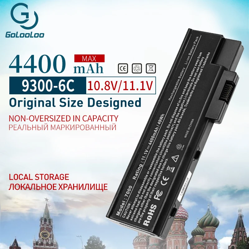 Ноутбук Батарея для Acer TravelMate 2460 4210 4220 4270 4670 5100 5110 5600 5610 5620 7510 BT.00803.014 BTP-BCA1 LC. BTP01.013