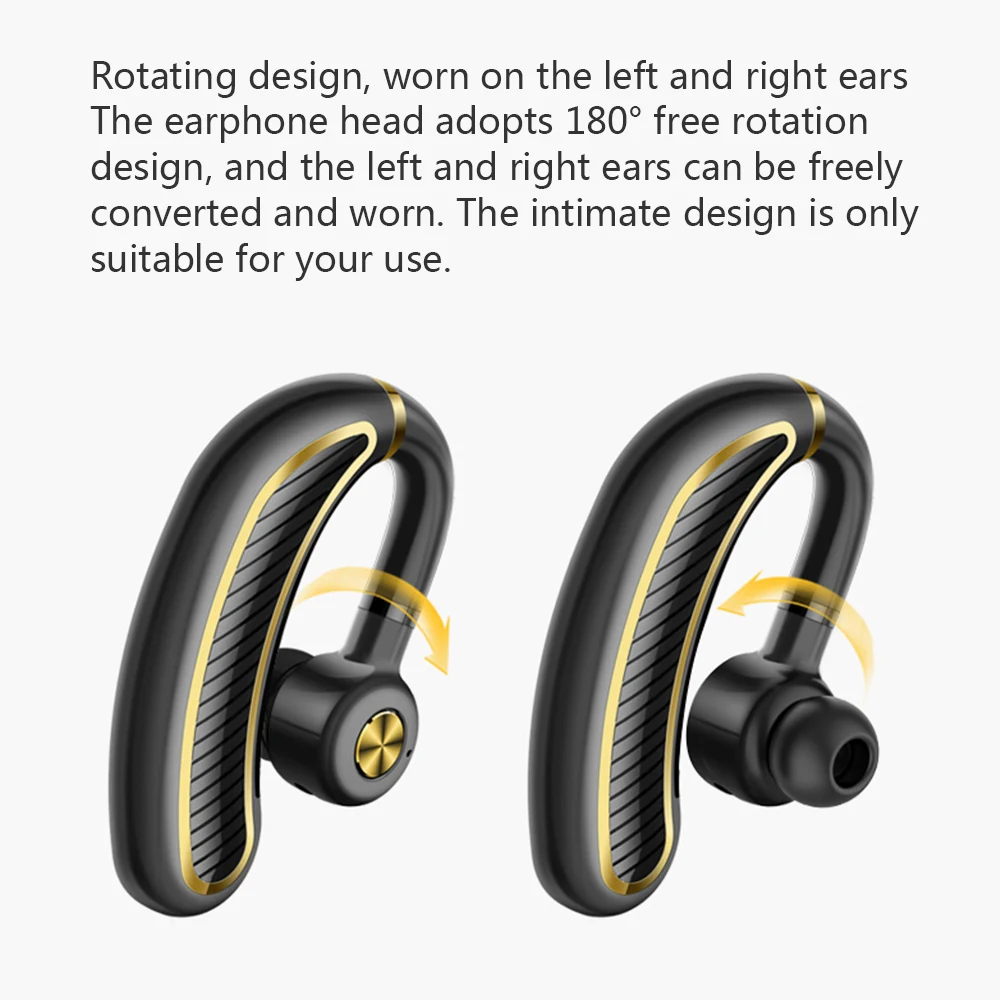 Business Bluetooth Earphone With Mic Answerable Phone Twins Wireless Headset for phone iphone xiaomi