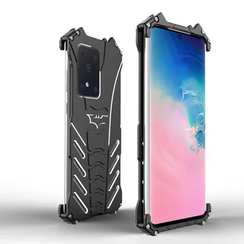 

Luxury Batman Style For Samsung Galaxy S20 Plus S20 Ultra Back Cover Shockproof Anti-Drop Aluminum Case with bat Kickstand